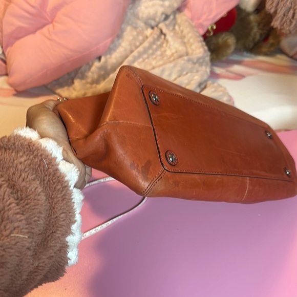 Coach orange Leather Shoulder Bag - Picture 7 of 13